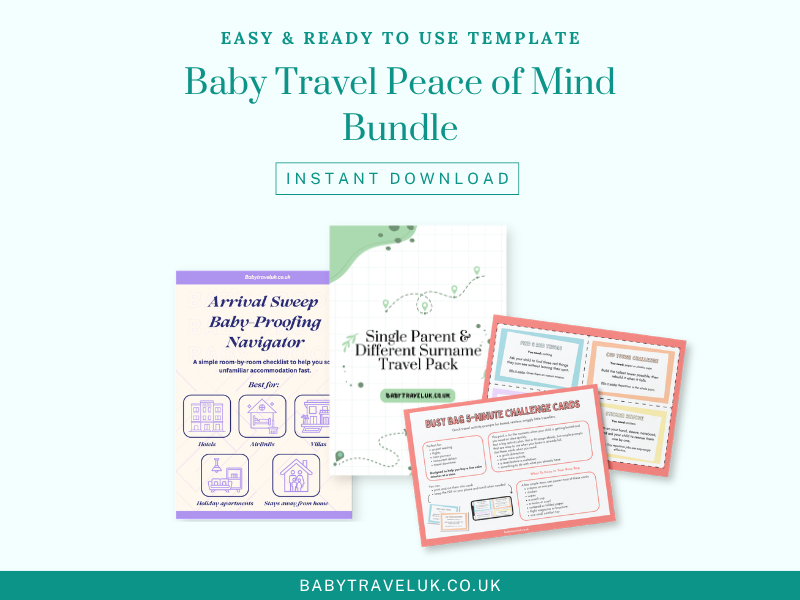 Baby Travel Peace of Mind Bundle — all 3 digital packs